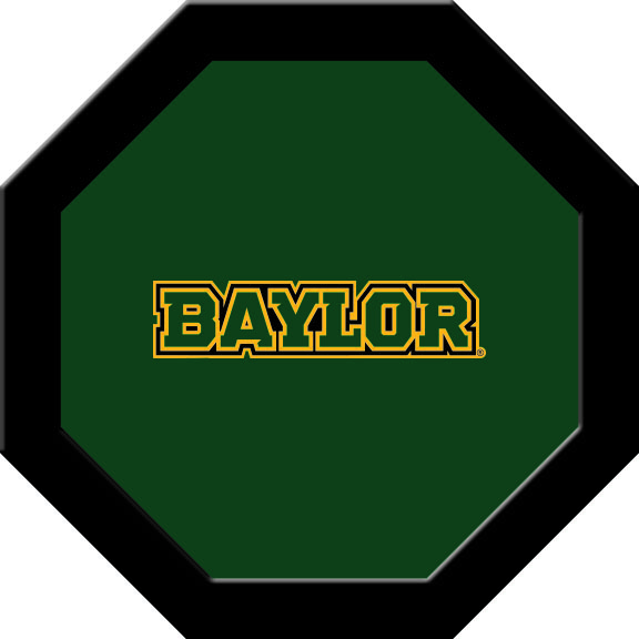 BAYGTF401R Baylor Round Game Table Cloth, Green