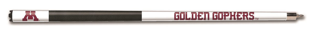 MINBCE101 Minnesota Engraved Billiard Pool Cue, Maroon