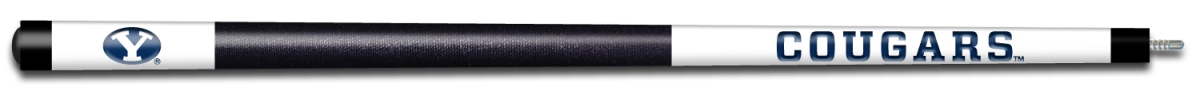 BYUBCE101 Brigham Young Engraved Billiard Pool Cue, White & Blue