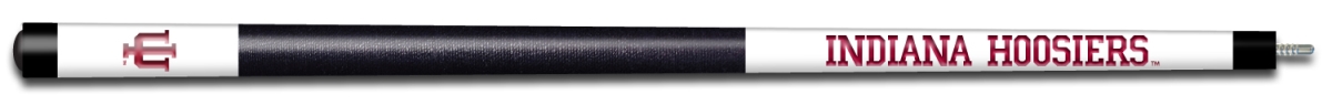 INDBCE101 Indiana Engraved Billiard Pool Cue, White & Crimson