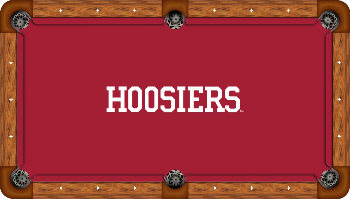 INDBTF231-8R Indiana 8 ft. Recreational Billiard Table Felt, Crimson