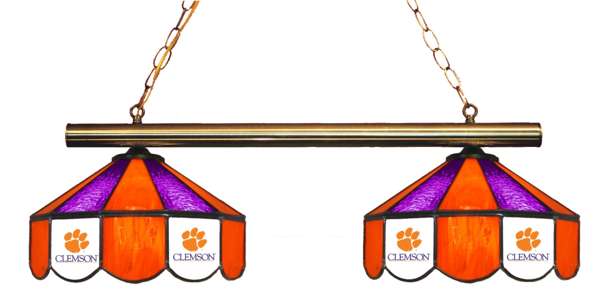 Wave 7 CLM-280GL Clemson 2-Light Game Table Light - Orange & Purple