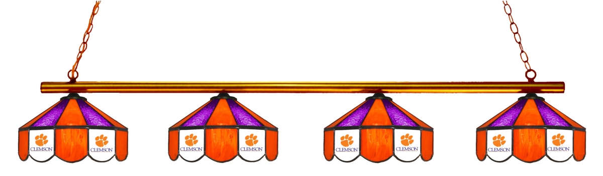 Wave 7 CLM-480GL Clemson 4-Light Game Table Light - Orange & Purple