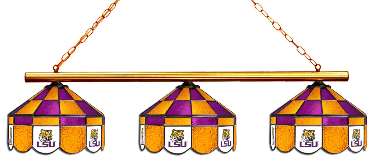Wave 7 LSU-380EXGLN LSU 3-Light Executive Game Table Light - Purple & Gold