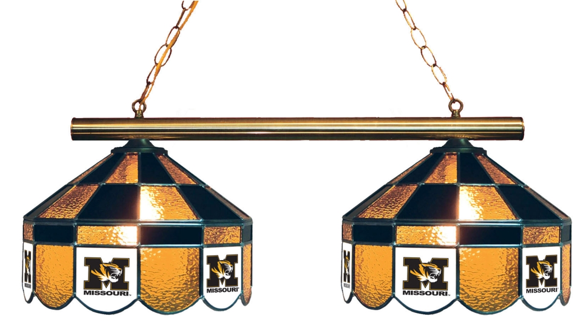 Wave 7 MIZ-280EXGLN Missouri 2-Light Executive Game Table Light - Gold & Black