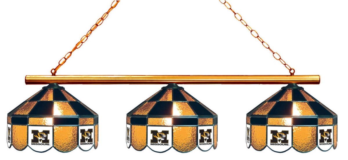 Wave 7 MIZ-380EXGLN Missouri 3-Light Executive Game Table Light - Gold & Black