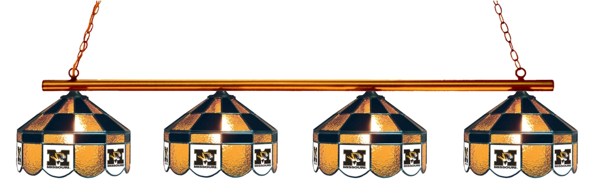 Wave 7 MIZ-480EXGLN Missouri 4-Light Executive Game Table Light - Gold & Black