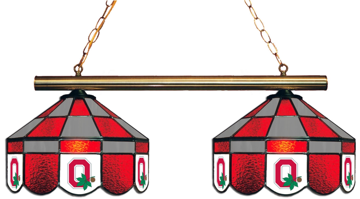 Wave 7 OSU-280EXGL Ohio State 2-Light Executive Game Table Light - Red & Gray
