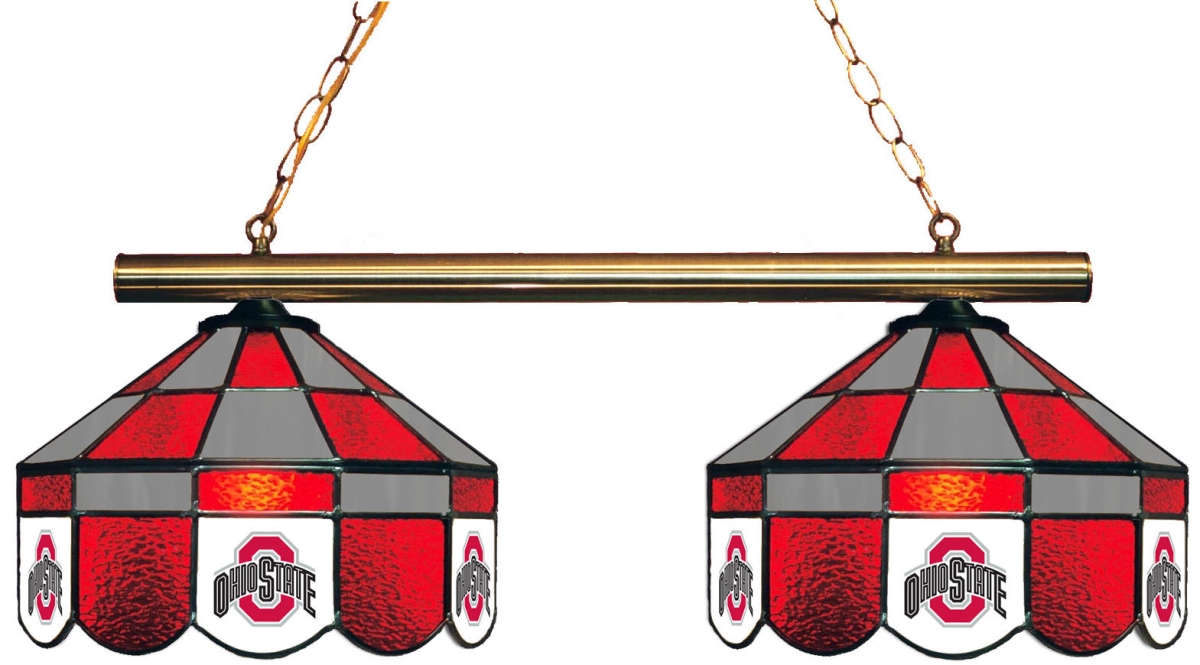 Wave 7 OSU-280EXGLa Ohio State 2-Light Executive Game Table Light - Red & Gray