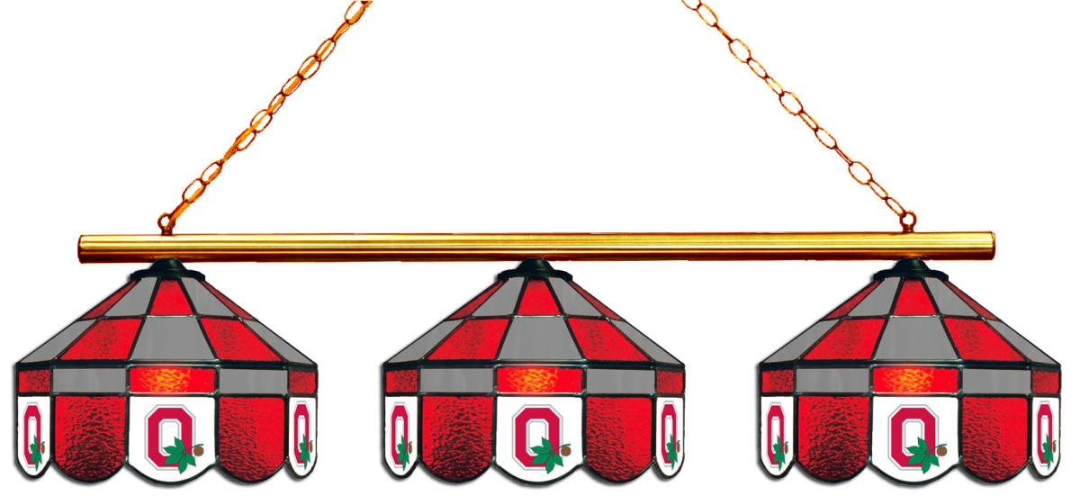 Wave 7 OSU-380EXGL Ohio State 3-Light Executive Game Table Light - Red & Gray
