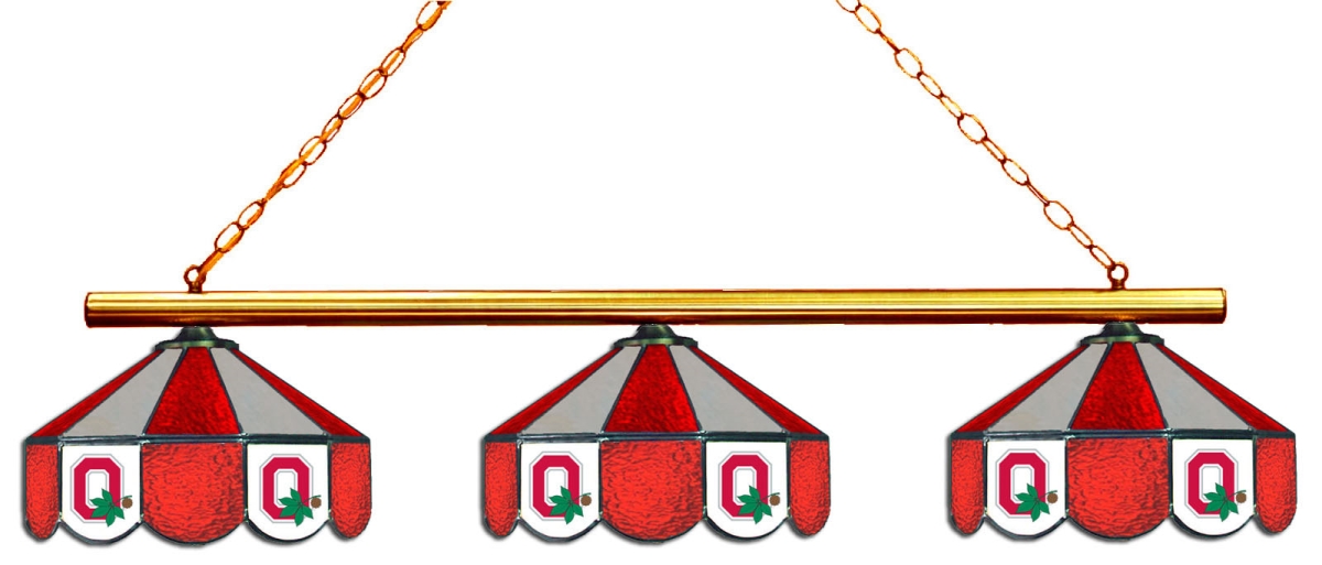 Wave 7 OSU-380GL Ohio State 3-Light Game Table Light - Red & Gray