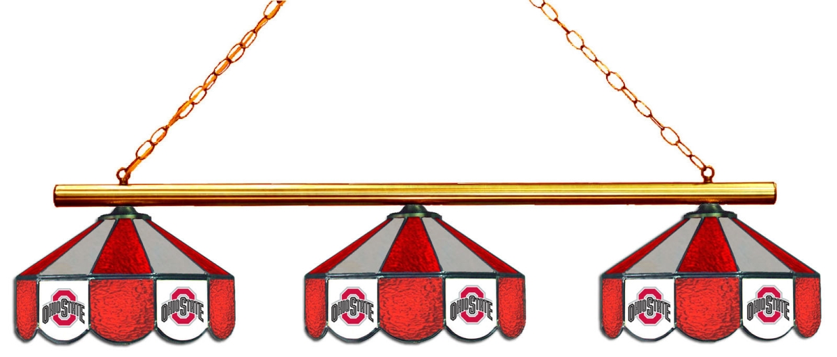 Wave 7 OSU-380GLa Ohio State 3-Light Game Table Light - Red & Gray