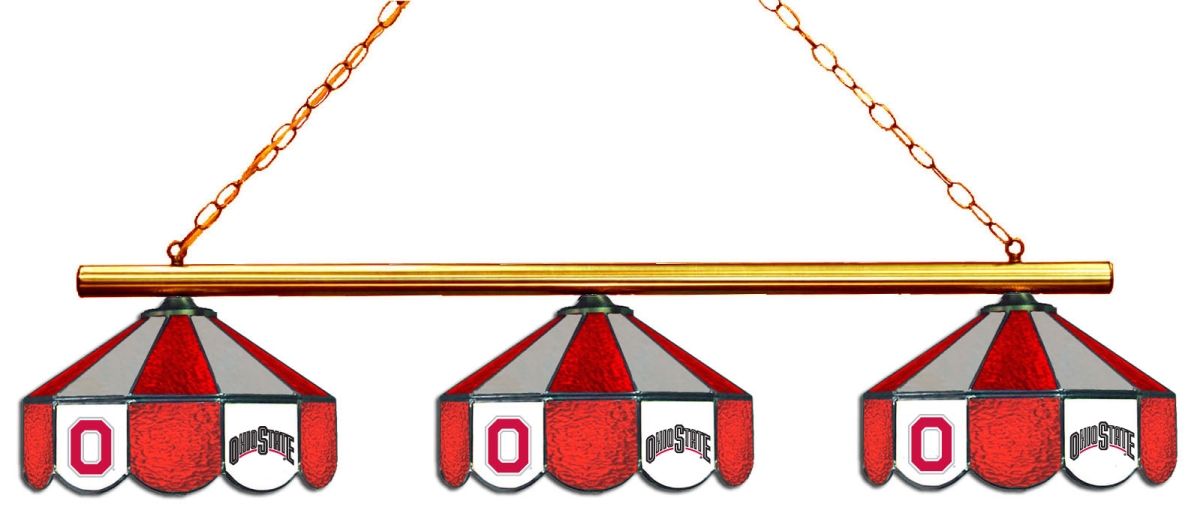 Wave 7 OSU-380GLN Ohio State 3-Light Game Table Light - Red & Gray