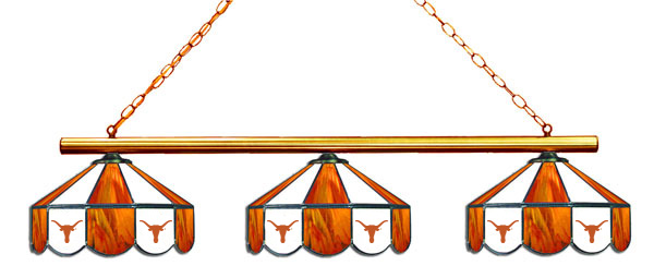 Wave 7 UTX-380GLN Texas 3-Light Game Table Light - Burnt Orange & White