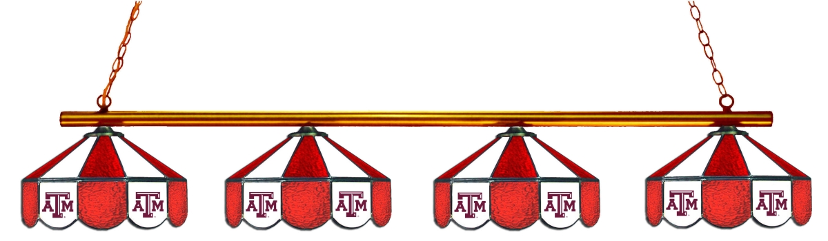 Wave 7 TAM-480GLN Texas A&M 4-Light Game Table Light - Dark Red & White