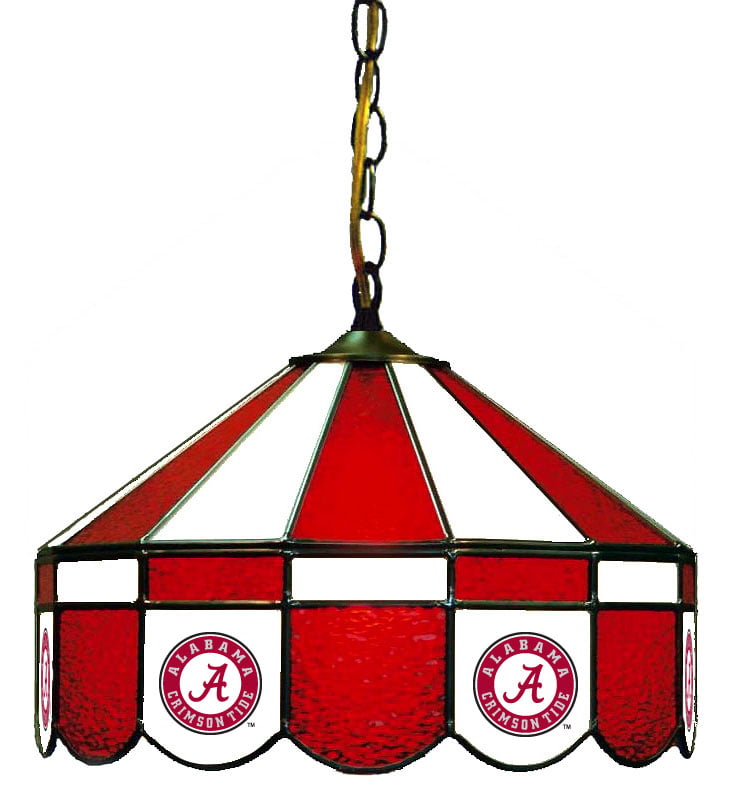 Wave 7 ALA-160SWN Alabama 16 in. Swag Hanging Lamp - Red & White