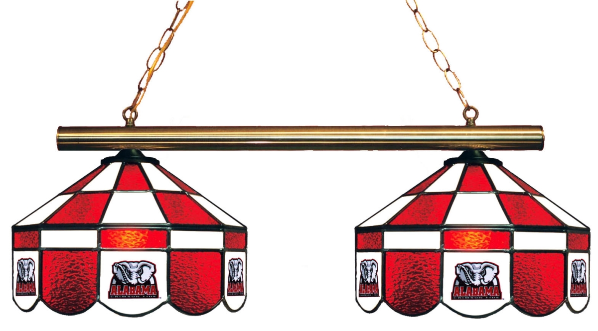 Wave 7 ALA-280EXGL Alabama 2-Light Executive Game Table Light - Red & White