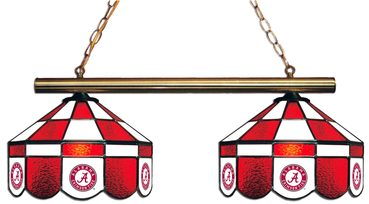 Wave 7 ALA-280EXGLN Alabama 2-Light Executive Game Table Light - Red & White