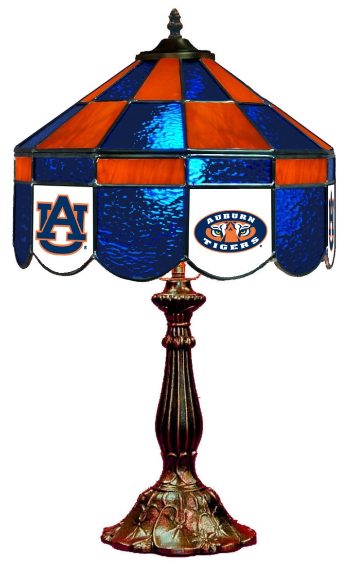 Wave 7 AUB-140EXTL Auburn 14 in. Executive Table Lamp - Blue & Orange