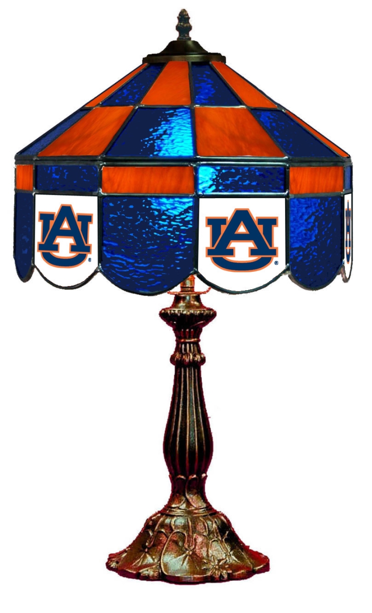 Wave 7 AUB-140EXTL1 Auburn 14 in. Executive Table Lamp - Blue & Orange