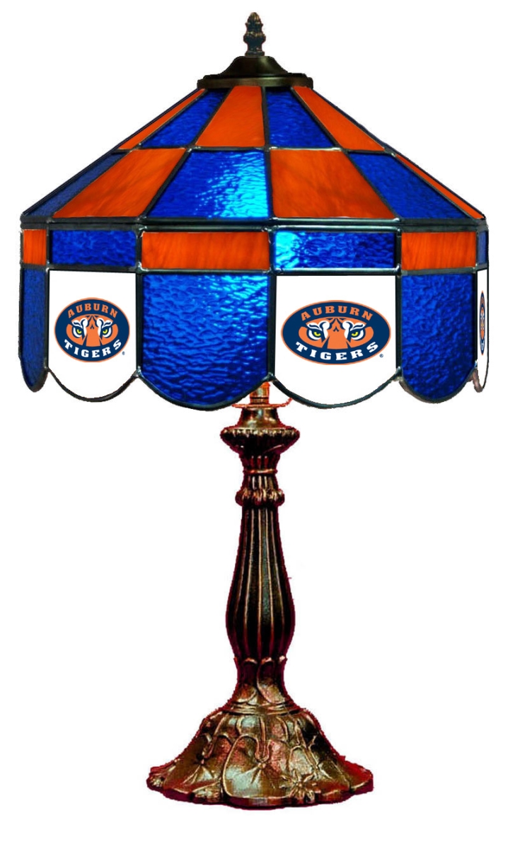 Wave 7 AUB-140EXTL2 Auburn 14 in. Executive Table Lamp - Blue & Orange