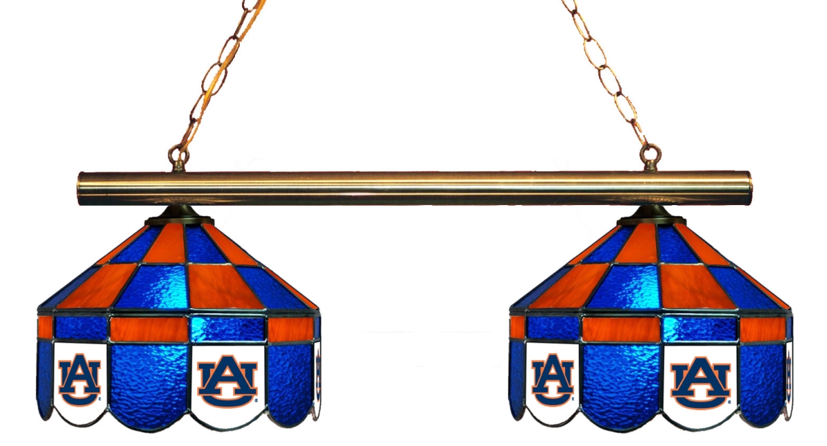 Wave 7 AUB-280EXGL1 Auburn 2-Light Executive Game Table Light - Blue & Orange