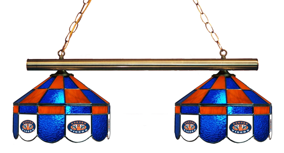 Wave 7 AUB-280EXGL2 Auburn 2-Light Executive Game Table Light - Blue & Orange