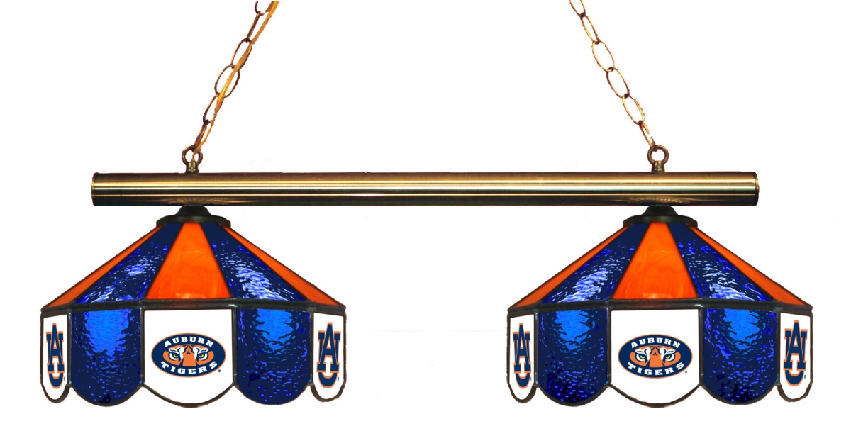 Wave 7 AUB-280GL Auburn 2-Light Game Table Light - Blue & Orange
