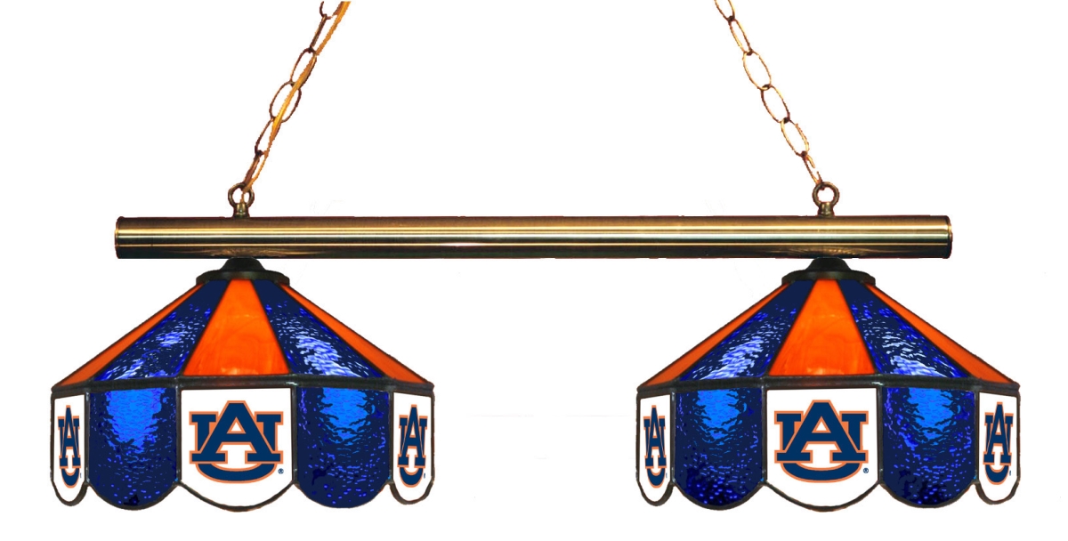 Wave 7 AUB-280GL1 Auburn 2-Light Game Table Light - Blue & Orange