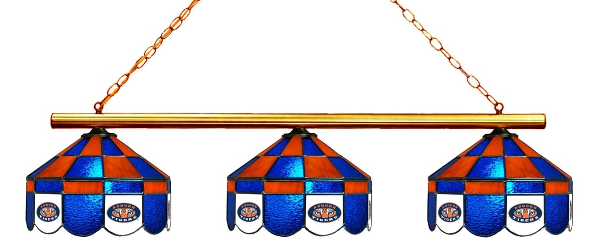 Wave 7 AUB-380EXGL2 Auburn 3-Light Executive Game Table Light - Blue & Orange