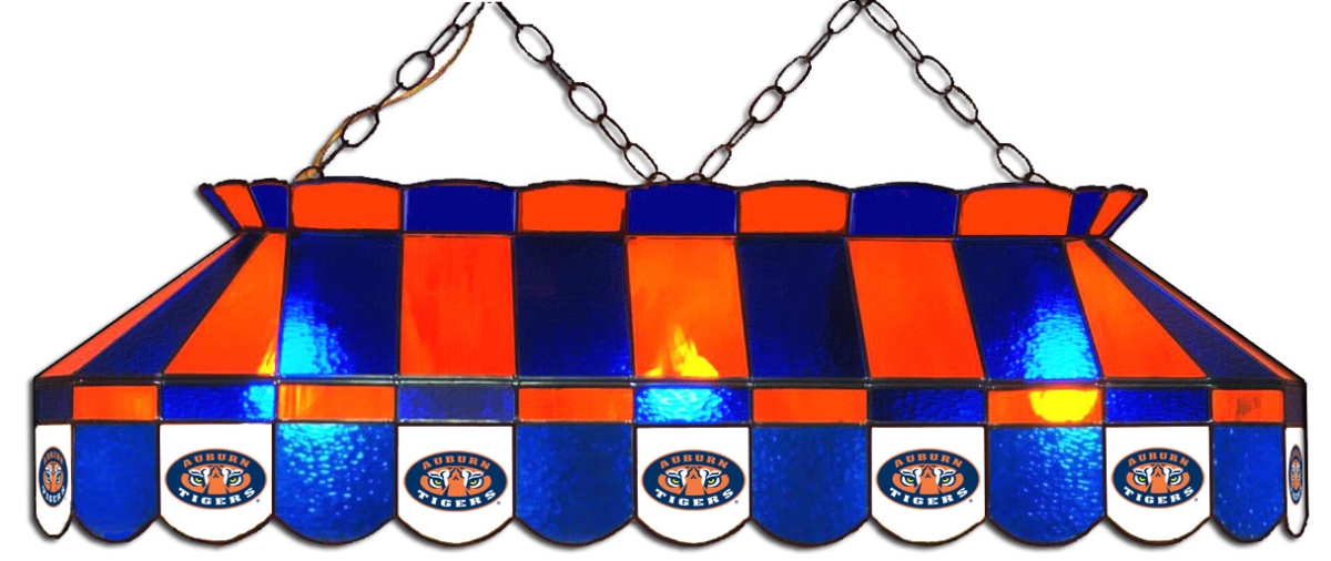 Wave 7 AUB-4112PT2 Auburn 40 in. Full-Size Pool Table Lamp - Blue & Orange