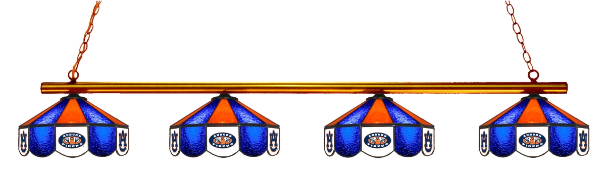 Wave 7 AUB-480GL Auburn 4-Light Game Table Light - Blue & Orange
