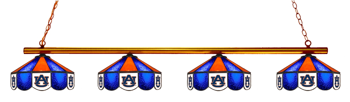 Wave 7 AUB-480GL1 Auburn 4-Light Game Table Light - Blue & Orange
