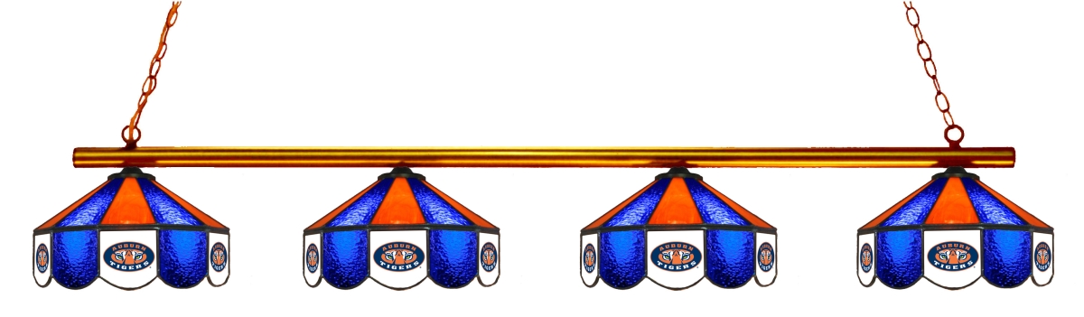Wave 7 AUB-480GL2 Auburn 4-Light Game Table Light - Blue & Orange