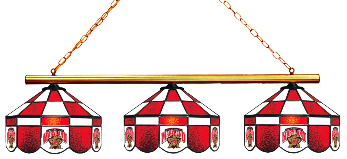 Wave 7 UMD-380EXGL Maryland 3-Light Executive Game Table Light - Red & Black