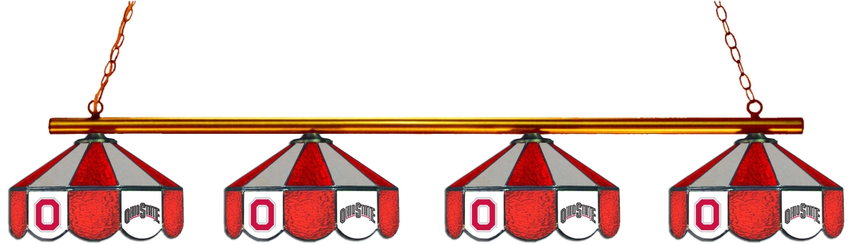 Wave 7 OSU-480GLN Ohio State 4-Light Game Table Light - Red & Gray
