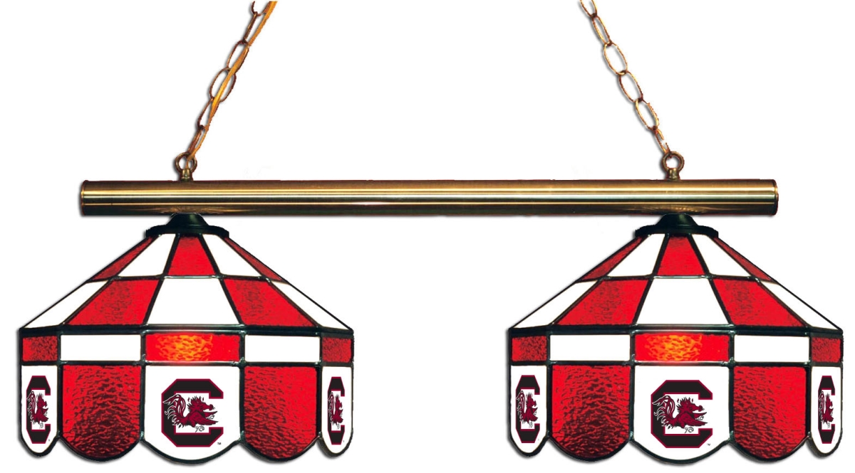 Wave 7 USC-280EXGL South Carolina 2-Light Executive Game Table Light - Red & White