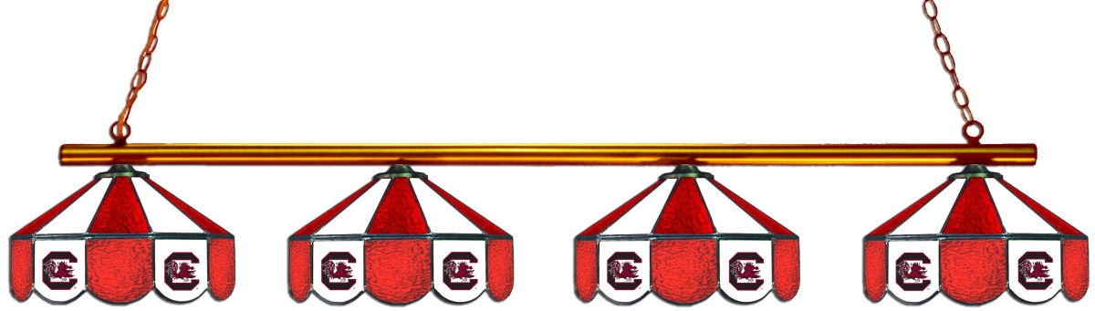 Wave 7 USC-480GL South Carolina 4-Light Game Table Light - Red & White