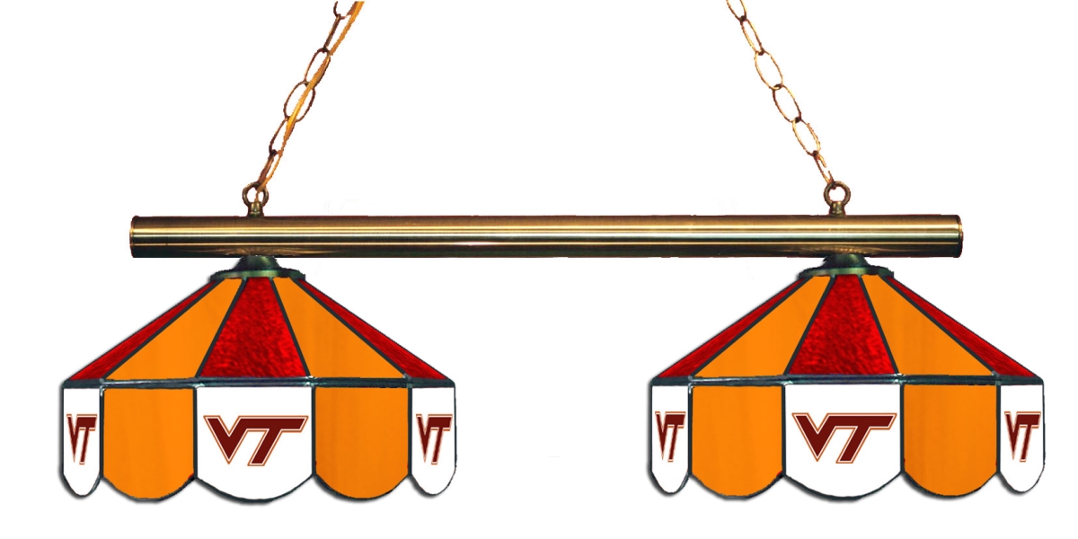 Wave 7 VAT-280GL Virginia Tech 2-Light Game Table Light - Dark Red & Orange