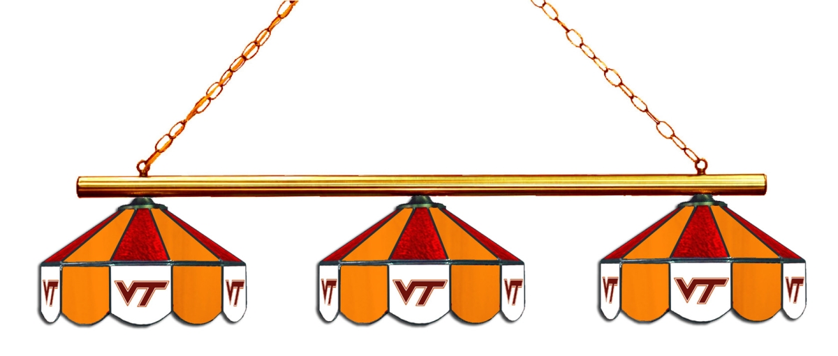 Wave 7 VAT-380GL Virginia Tech 3-Light Game Table Light - Dark Red & Orange