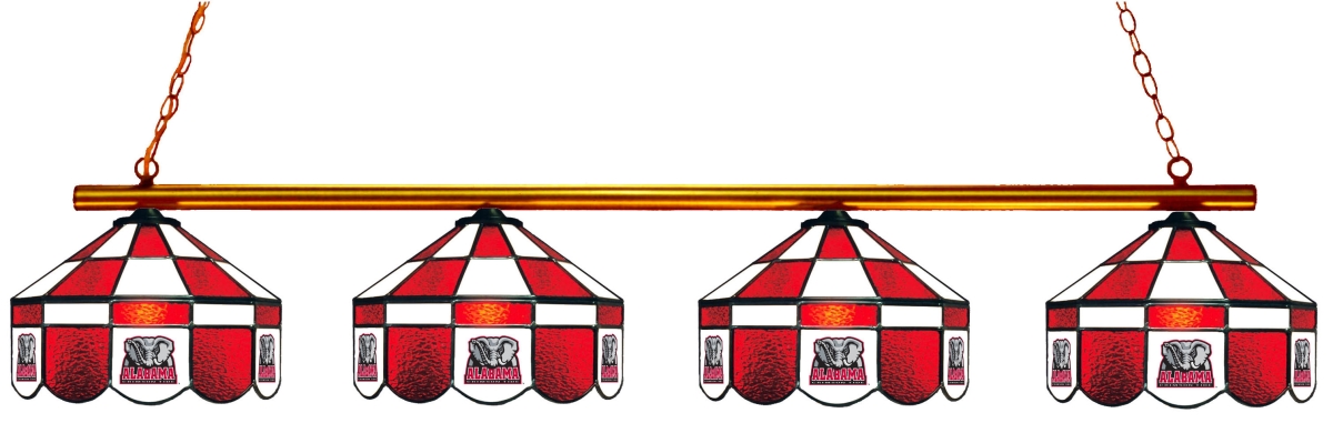 Wave 7 ALA-480EXGL Alabama 4-Light Executive Game Table Light - Red & White
