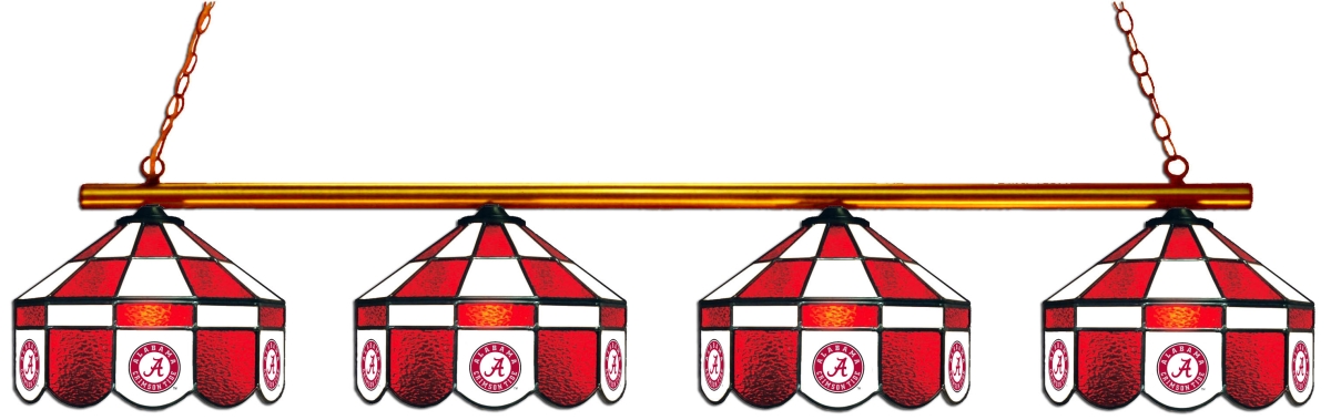 Wave 7 ALA-480EXGLN Alabama 4-Light Executive Game Table Light - Red & White