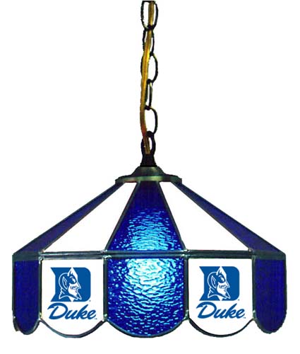 Wave 7 DUK-140SW Duke 14 in. Swag Hanging Lamp - Blue & White