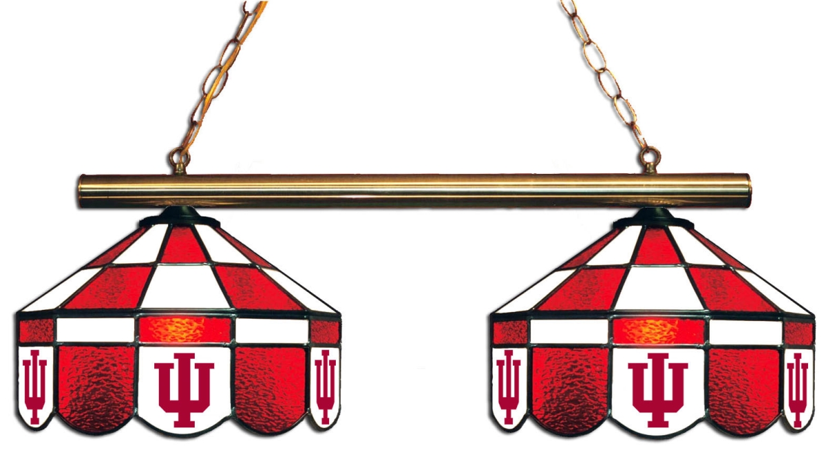 Wave 7 IND-280EXGLN Indiana 2-Light Executive Game Table Light - Red & White