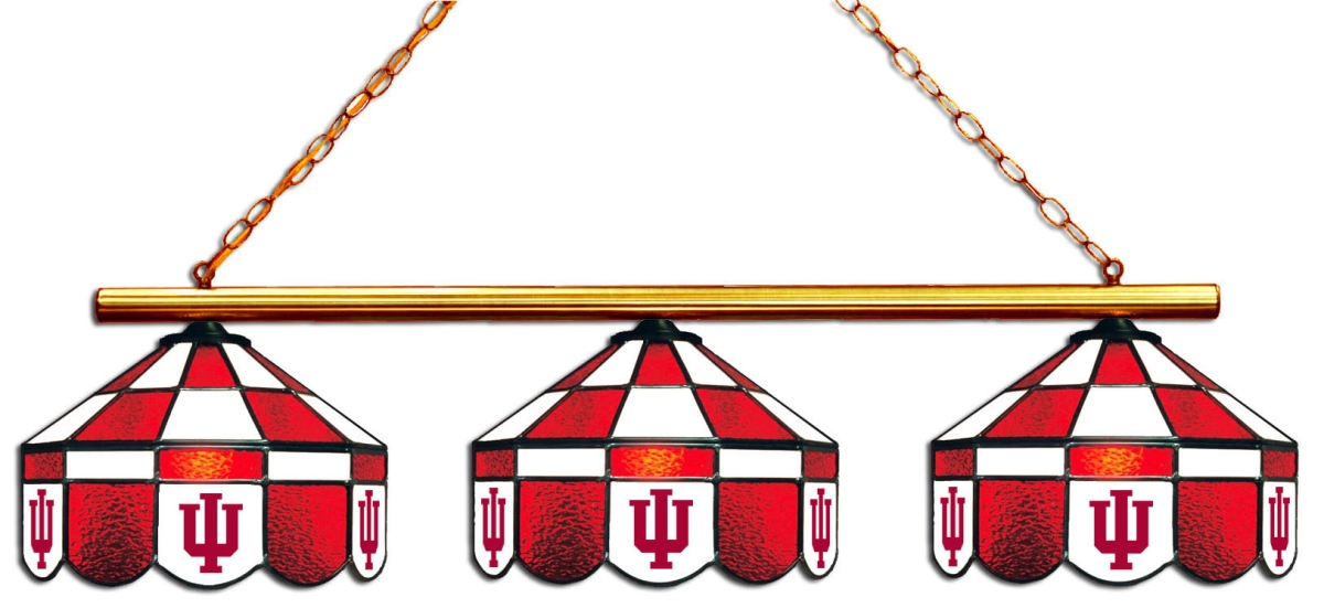Wave 7 IND-380EXGLN Indiana 3-Light Executive Game Table Light - Red & White