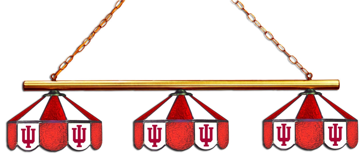 Wave 7 IND-380GLN Indiana 3-Light Game Table Light - Red & White