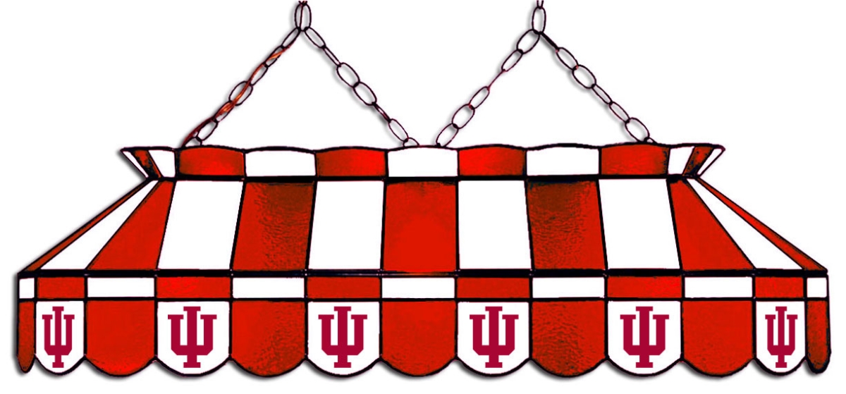 Wave 7 IND-4112PTN Indiana 40 in. Full-Size Pool Table Lamp - Red & White