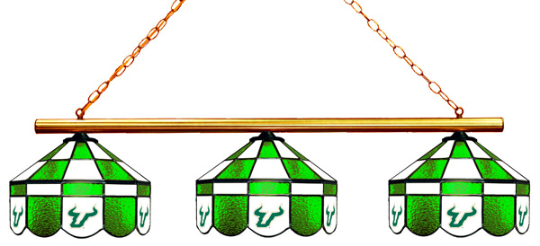 Wave 7 USF-380EXGL South Florida 3-Light Executive Game Table Light - Green & White