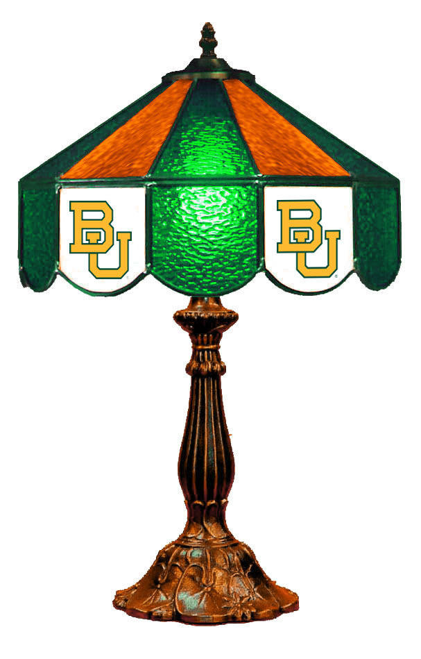 Wave 7 BAY-140TL Baylor 14 in. Table Lamp - Green & Gold