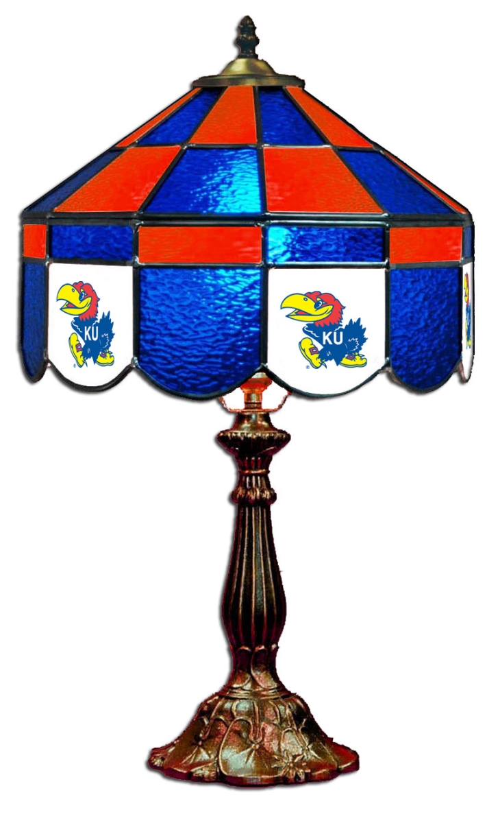 Wave 7 KAN-140EXTL Kansas 14 in. Executive Table Lamp - Blue & Red